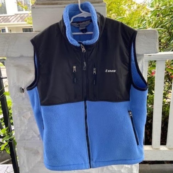 Eastern Mountain Sports Jackets & Blazers - EMS Womens Eastern Mountain Sports Blue/Black Vest